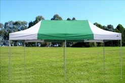Delta Canopy Pop Up Tents E Model 10'x20' Green White - Pop Up Tent