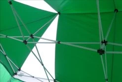 Delta Canopy Pop Up Tents F Model 10'x20' Green White - Pop Up Tent Pro
