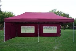 Delta Canopy F Model 10'x20' Maroon - Pop Up Tent Pro