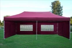 Delta Canopy E Model 10'x20' Maroon - Pop Up Tent