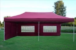 Delta Canopy E Model 10'x20' Maroon - Pop Up Tent