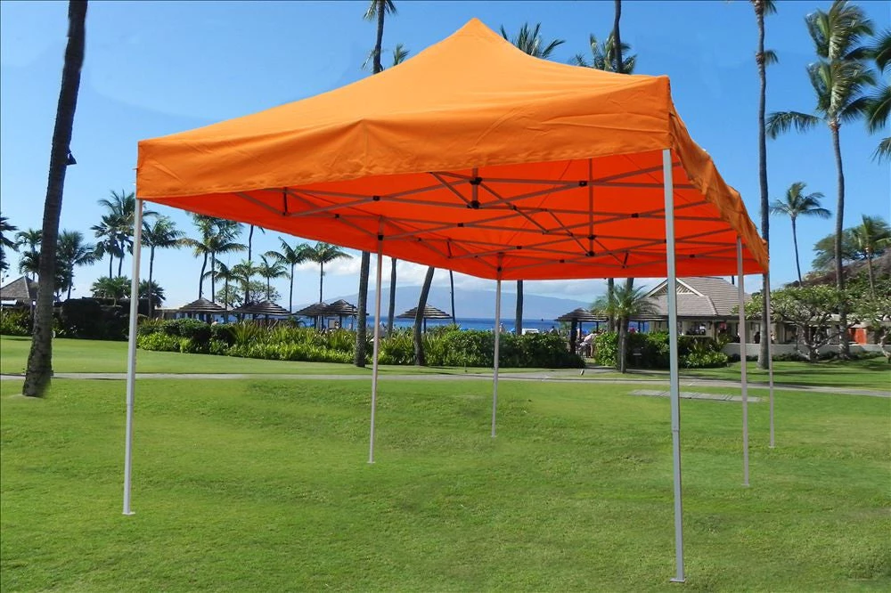 Delta Canopy E Model 10'x20' Orange - Pop Up Tent Pop Up Tents 3 Delta Canopy E Model 10'x20' Orange - Pop Up Tent Pop Up Tents