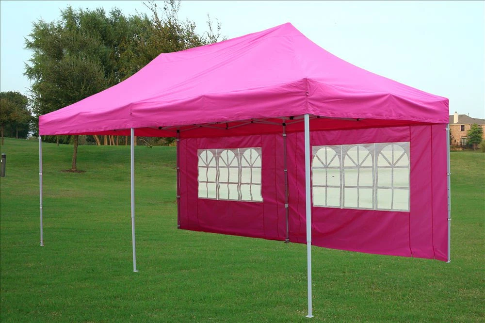 Delta Canopy Pop Up Tents E Model 10'x20' Pink - Pop Up Tent 4 Delta Canopy Pop Up Tents E Model 10'x20' Pink - Pop Up Tent