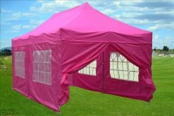 Delta Canopy F Model 10'x20' Pink - Pop Up Tent Pro Pop Up Tents