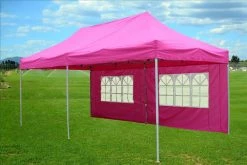 Delta Canopy F Model 10'x20' Pink - Pop Up Tent Pro Pop Up Tents