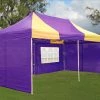 Delta Canopy E Model 10'x20' Purple Yellow - Pop Up Tent Pop Up Tents