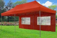 Delta Canopy Pop Up Tents F Model 10'x20' Red - Pop Up Tent Pro
