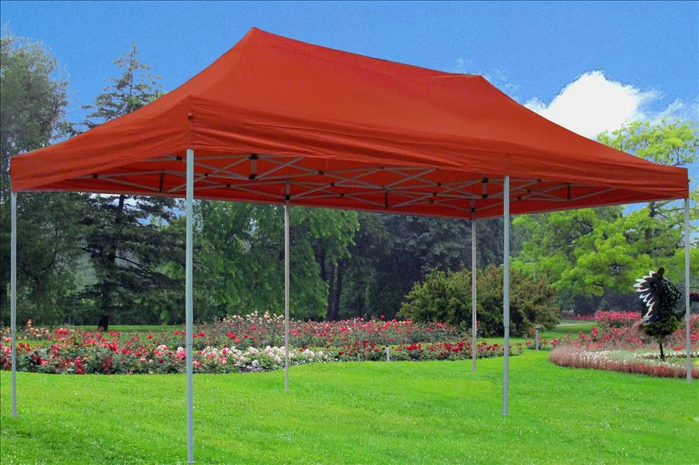 Delta Canopy Pop Up Tents F Model 10'x20' Red - Pop Up Tent Pro 3 Delta Canopy Pop Up Tents F Model 10'x20' Red - Pop Up Tent Pro