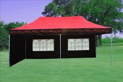 Delta Canopy F Model 10'x20' Red Flame - Pop Up Tent Pro 11 Delta Canopy F Model 10'x20' Red Flame - Pop Up Tent Pro