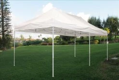 Delta Canopy Pop Up Tents E Model 10'x20' White - Pop Up Tent