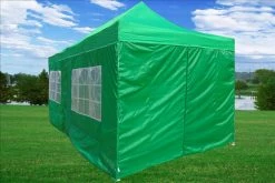 Delta Canopy F Model 10'x20' Green Yellow - Pop Up Tent Pro Pop Up Tents
