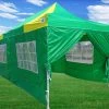 Delta Canopy F Model 10'x20' Green Yellow - Pop Up Tent Pro Pop Up Tents