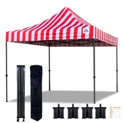 Delta Canopy Pop Up Tents D Model 10'x10' - Pop Up Tent Canopy Shelter Shade With Weight Bags And Storage Bag