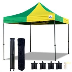 Delta Canopy Pop Up Tents D Model 10'x10' - Pop Up Tent Canopy Shelter Shade With Weight Bags And Storage Bag