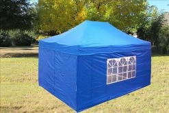 Delta Canopy F Model 10'x15' Blue - Pop Up Tent Pro Pop Up Tents