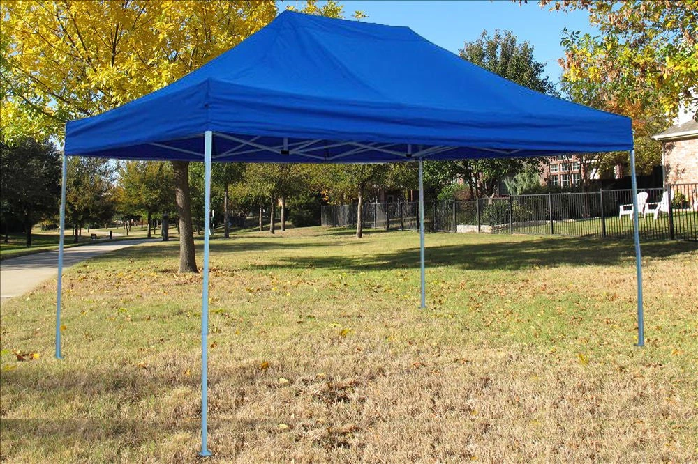 Delta Canopy E Model 10'x15' Blue - Pop Up Tent 4 Delta Canopy E Model 10'x15' Blue - Pop Up Tent