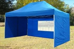 Delta Canopy F Model 10'x15' Blue - Pop Up Tent Pro Pop Up Tents