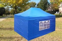 Delta Canopy E Model 10'x15' Blue - Pop Up Tent