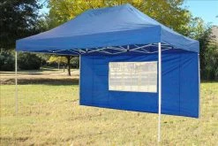 Delta Canopy F Model 10'x15' Blue - Pop Up Tent Pro Pop Up Tents