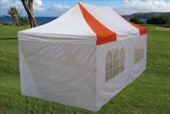 Delta Canopy E Model 10'x20' Red White - Pop Up Tent