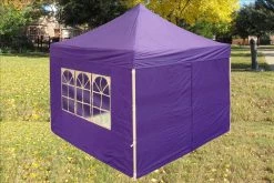 Delta Canopy F Model 10'x10' Purple - Pop Up Tent Pro Pop Up Tents