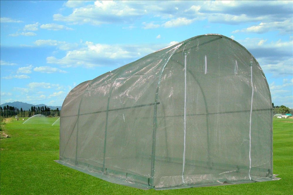 Delta Canopy Walk In Greenhouse 15'x7' + Sun Shade Cover 3 Delta Canopy Walk In Greenhouse 15'x7' + Sun Shade Cover