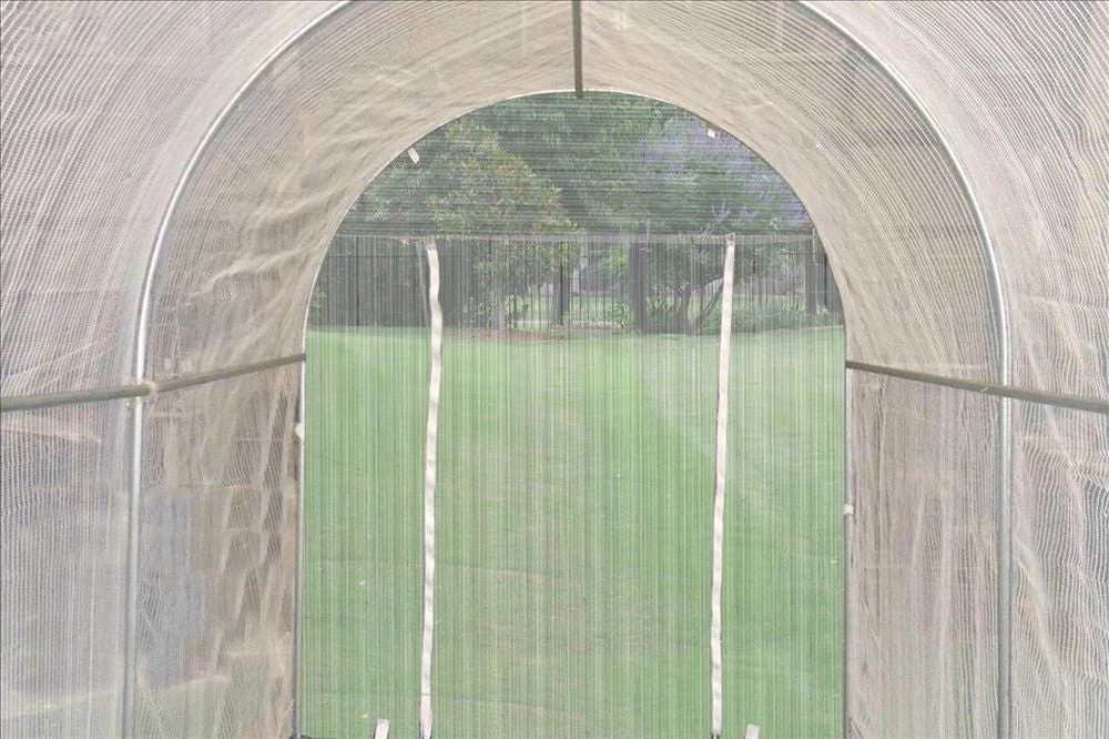 Delta Canopy Walk In Greenhouse 15'x7' + Sun Shade Cover 8 Delta Canopy Walk In Greenhouse 15'x7' + Sun Shade Cover