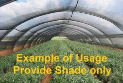 Delta Canopy Greenhouses Greenhouse 20'x10'+Sun Shade Cover - Round Top