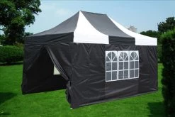 Delta Canopy E Model 10'x15' Black White - Pop Up Tent