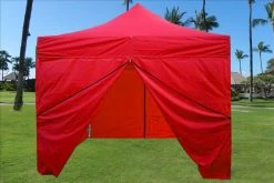 Delta Canopy E Model 10'x10' Red - Pop Up Tent Pop Up Tents