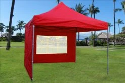 Delta Canopy E Model 10'x10' Red - Pop Up Tent Pop Up Tents