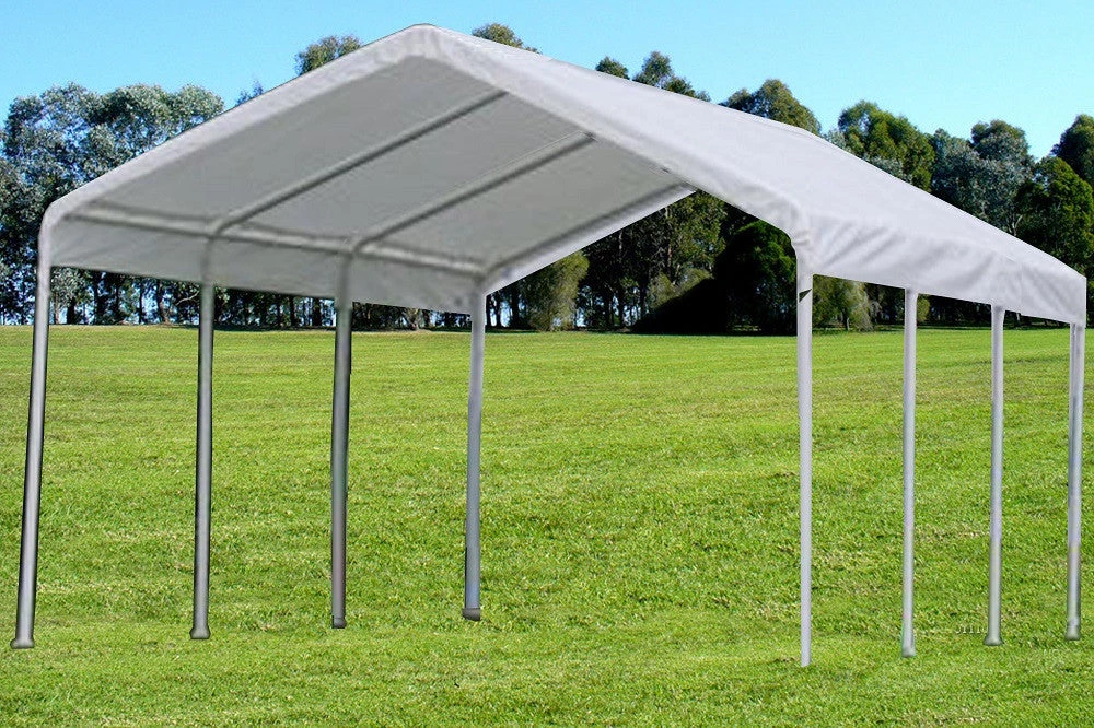 Delta Canopy PE Carport - Two Sizes Available - 18'x20',18'x27' Carports 2 Delta Canopy PE Carport - Two Sizes Available - 18'x20',18'x27' Carports