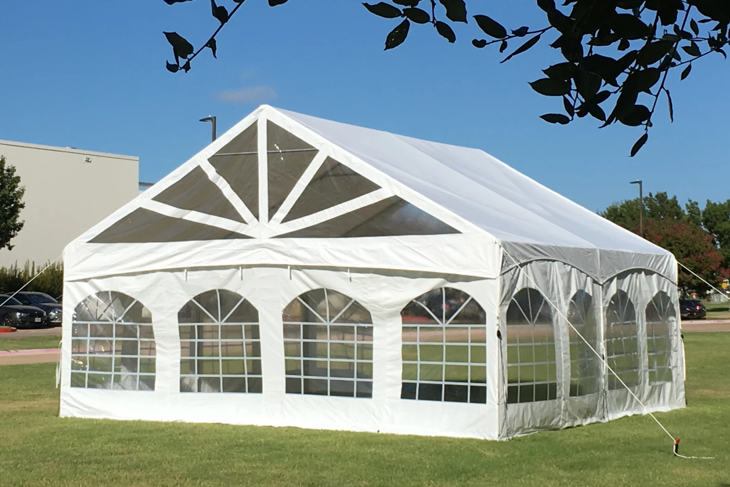 Deltacanopy 20'x20' PVC Marquee Party Tent - Fire Retardant 1 Deltacanopy 20'x20' PVC Marquee Party Tent - Fire Retardant