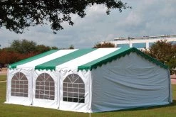 Delta Canopy Party Tents Budget PVC Party Tent 20'x20' - Blue, Green, Red, Sand, Yellow
