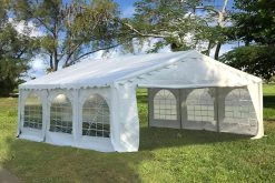 Delta Canopy Budget PVC Party Tent 20'x20' - White Party Tents