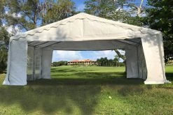 Delta Canopy Budget PVC Party Tent 20'x20' - White Party Tents