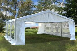 Delta Canopy Budget PVC Party Tent 20'x20' - White Party Tents