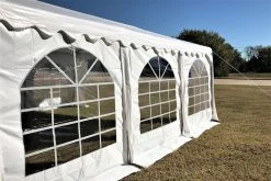 Delta Canopy Party Tents Budget PVC Party Tent 26'x20' - White