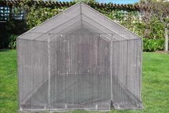 Delta Canopy Greenhouses Greenhouse 20'x10'+Sun Shade Cover - Triangle Top