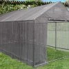 Delta Canopy Greenhouses Greenhouse 20'x10'+Sun Shade Cover - Triangle Top