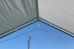 Delta Canopy Carports PE Carport Shelter - 20'x10' Light Grey
