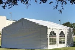 Delta Canopy Party Tents Budget PVC Party Tent 20'x16' - White