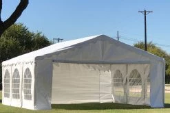 Delta Canopy Party Tents Budget PVC Party Tent 20'x16' - White