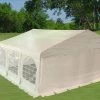 Delta Canopy PE Party Tent 20'x20' With Waterproof Top - White