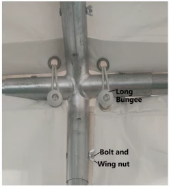 Delta Canopy Party Tents PE Party Tent 40'x20' With Waterproof Top - White