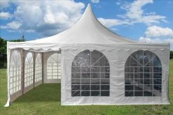 Delta Canopy PVC Pagoda Party Tent 20'x20' - White Party Tents