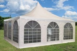 Delta Canopy PVC Pagoda Party Tent 20'x20' - White Party Tents