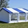 Delta Canopy Party Tents Budget PVC Party Tent 20'x20' - Blue, Green, Red, Sand, Yellow