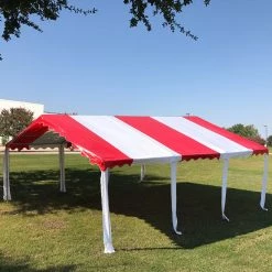 Delta Canopy Party Tents Budget PVC Party Tent 20'x20' - Blue, Green, Red, Sand, Yellow