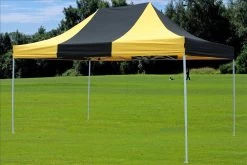 Delta Canopy Pop Up Tents E Model 10'x15' Black Yellow - Pop Up Tent